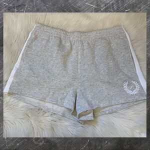 PINK Victoria’s Secret Ivy Fleece Relaxed Shorts - NWT - XL - Grey